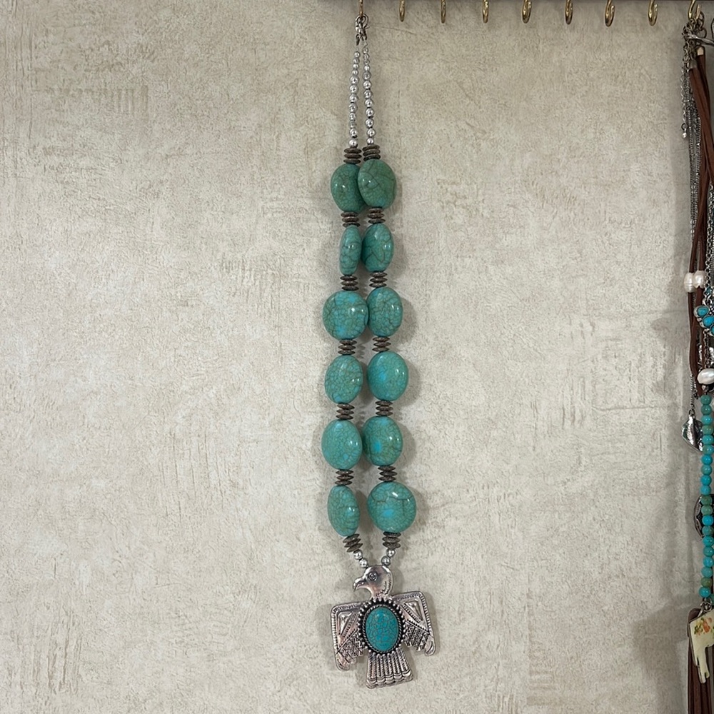 Thunderbird Turquoise Necklace